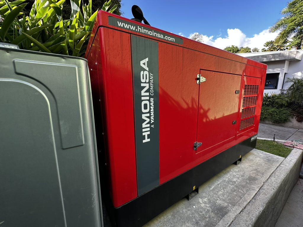137 kVA Sistema de respaldo con motogenerador para sede comercial de Eveba — empresa lider en atun en Venezuela
